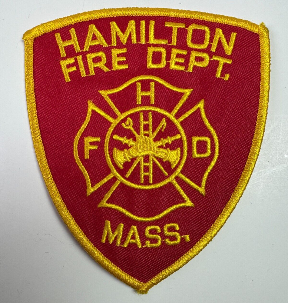 Hamilton Fire Massachusetts MA Patch M10