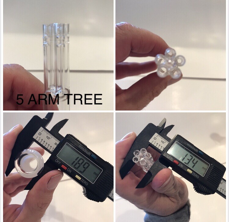 14mm Glass Downstem Premium Perc 3” 4” 5” Inch Multiple Types Mix And Match