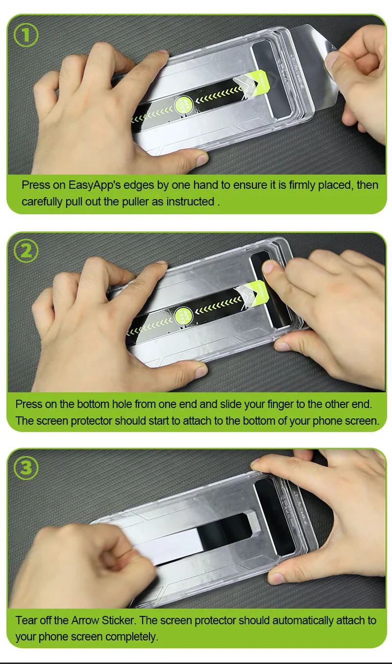 iPhone 16 17 Pro Max Tempered Glass Screen Protector 2-Pack Alignment Frame