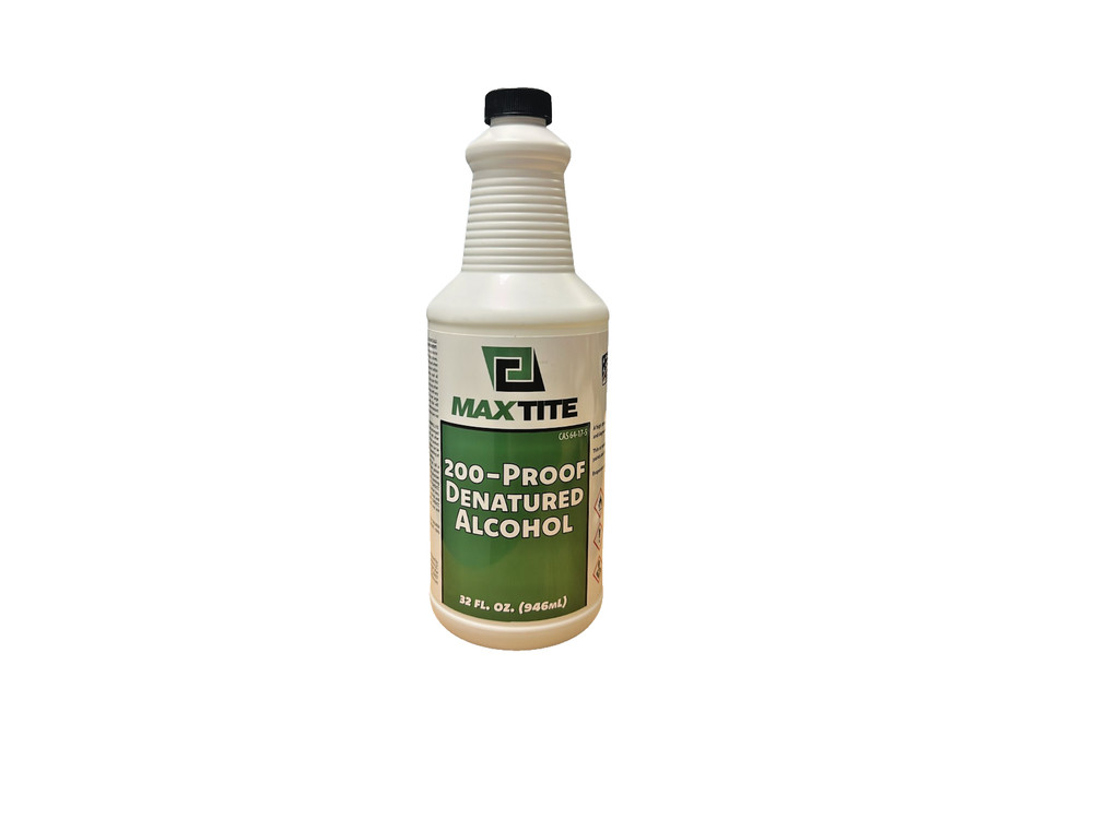 200- Proof Denatured Alcohol - Solvent, Thinner, Cleaner - 32 oz