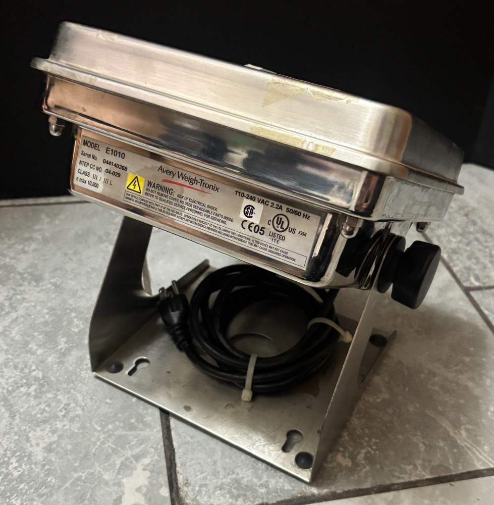 Avery Weigh-Tronix E1010 Weighing Indicator (please read description)