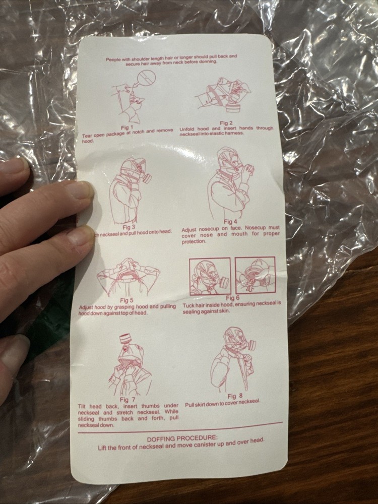 MSA Response Escape Training Hood