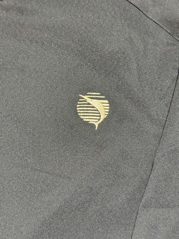 NWT MEN'S ZERO RESTRICTION BACKSPIN SS PULLOVER, SIZE: M, COLOR: BLACK (M9.11)