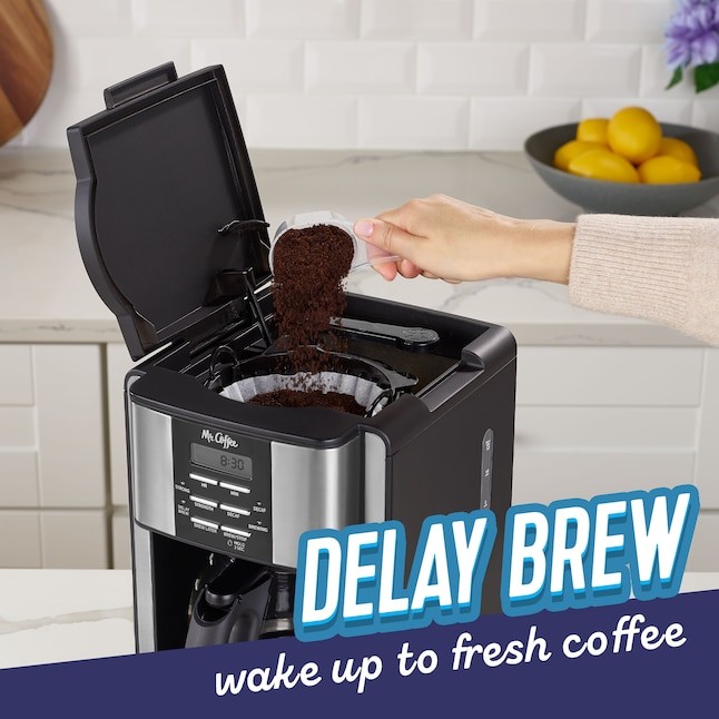 Mr. Coffee 12 -Cup Programmable Residential Pour over coffee maker Automatic