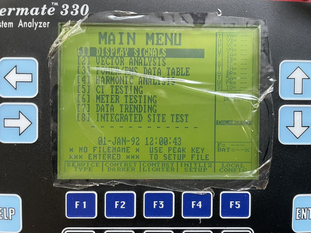 PowerMetrix PowerMate 330 Power System Analyzer - E