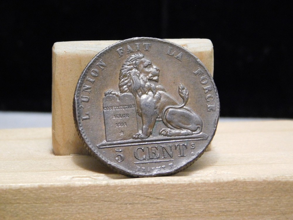 1834 Belgium 5 centimes