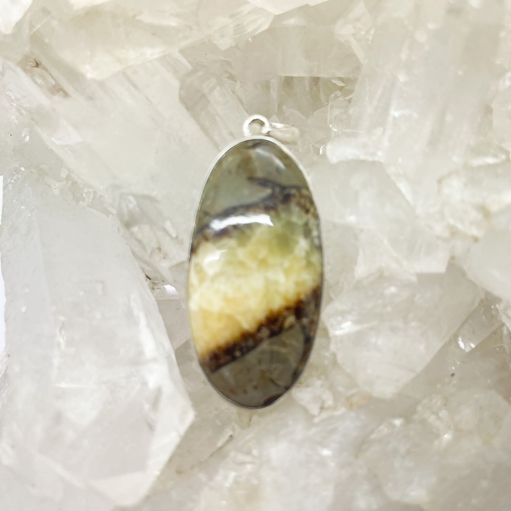 Septarian Pendant $160