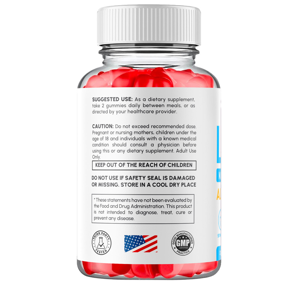 (1 Pack) Libicade Gummys Advanced Male Support Formula Vitamin 60 Gummies