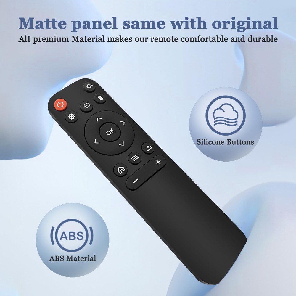Replacement Remote for Mini Projector,Compatible with Magcubic...