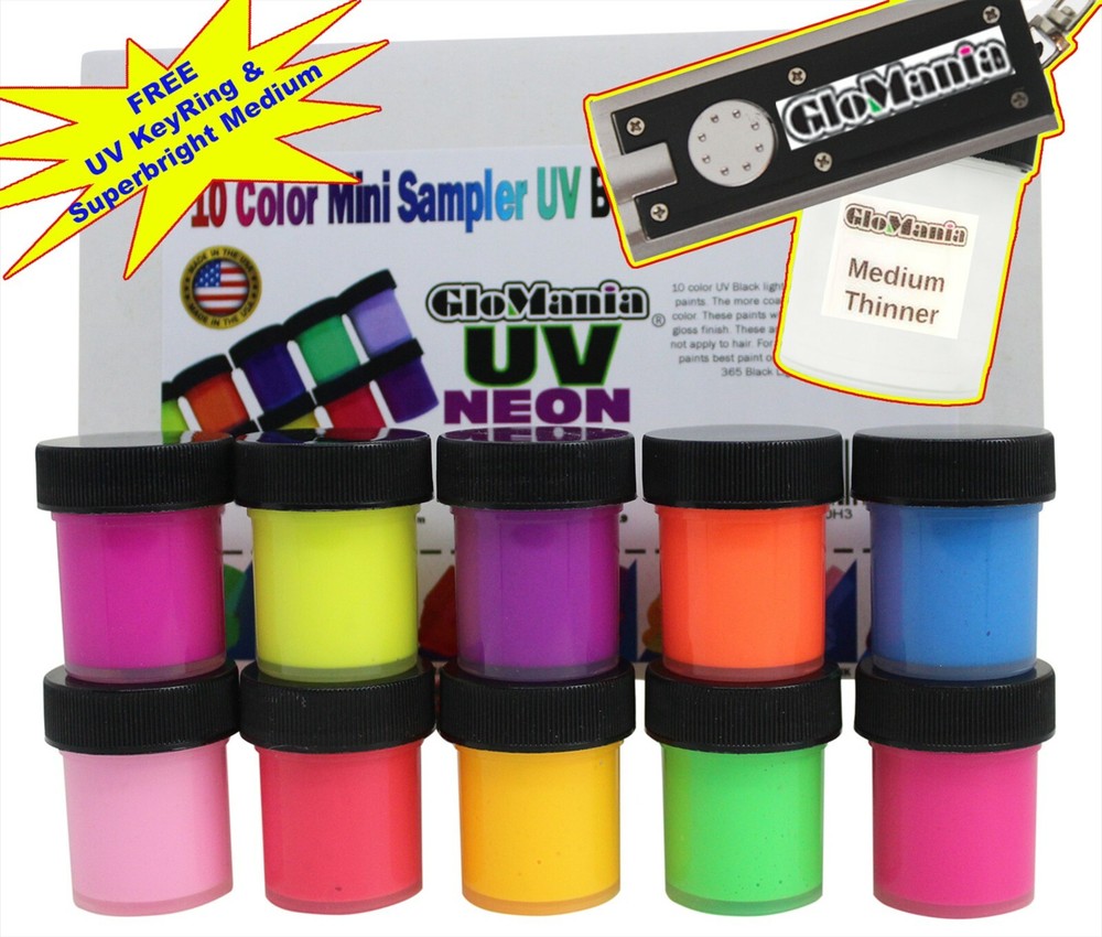 NEON UV BLACKLIGHT PAINT    MADE IN USA