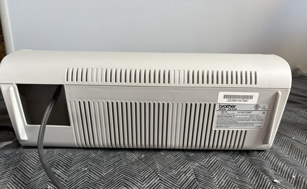 Brother Correctronic GX-6750 Electronic Typewriter With Cover