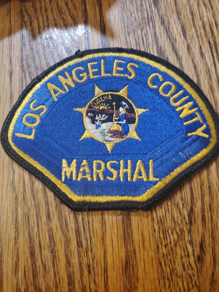 Obsolete uniform patch from the Los Angeles County Marshal's office