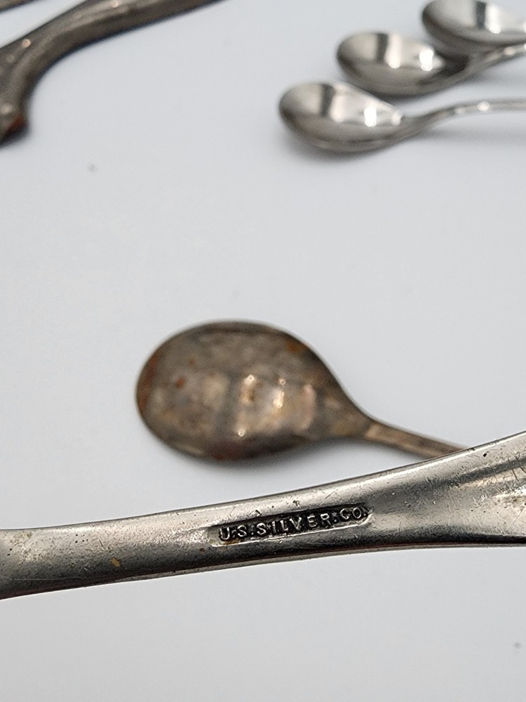 Silver Platter Ware - 12 PCS