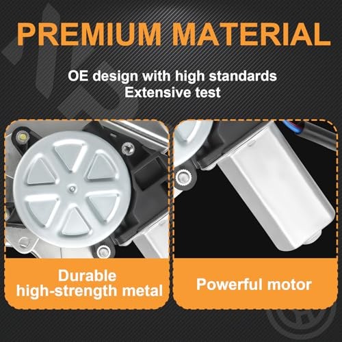 Power Window Regulator with Motor Replacement for 2000 Front Passenger Side