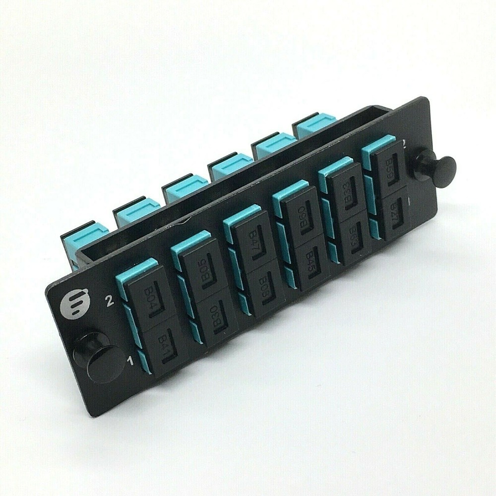 Fiber Optic Adapter Panel with 6 SC Duplex Adapters - FS Product ID: 51284