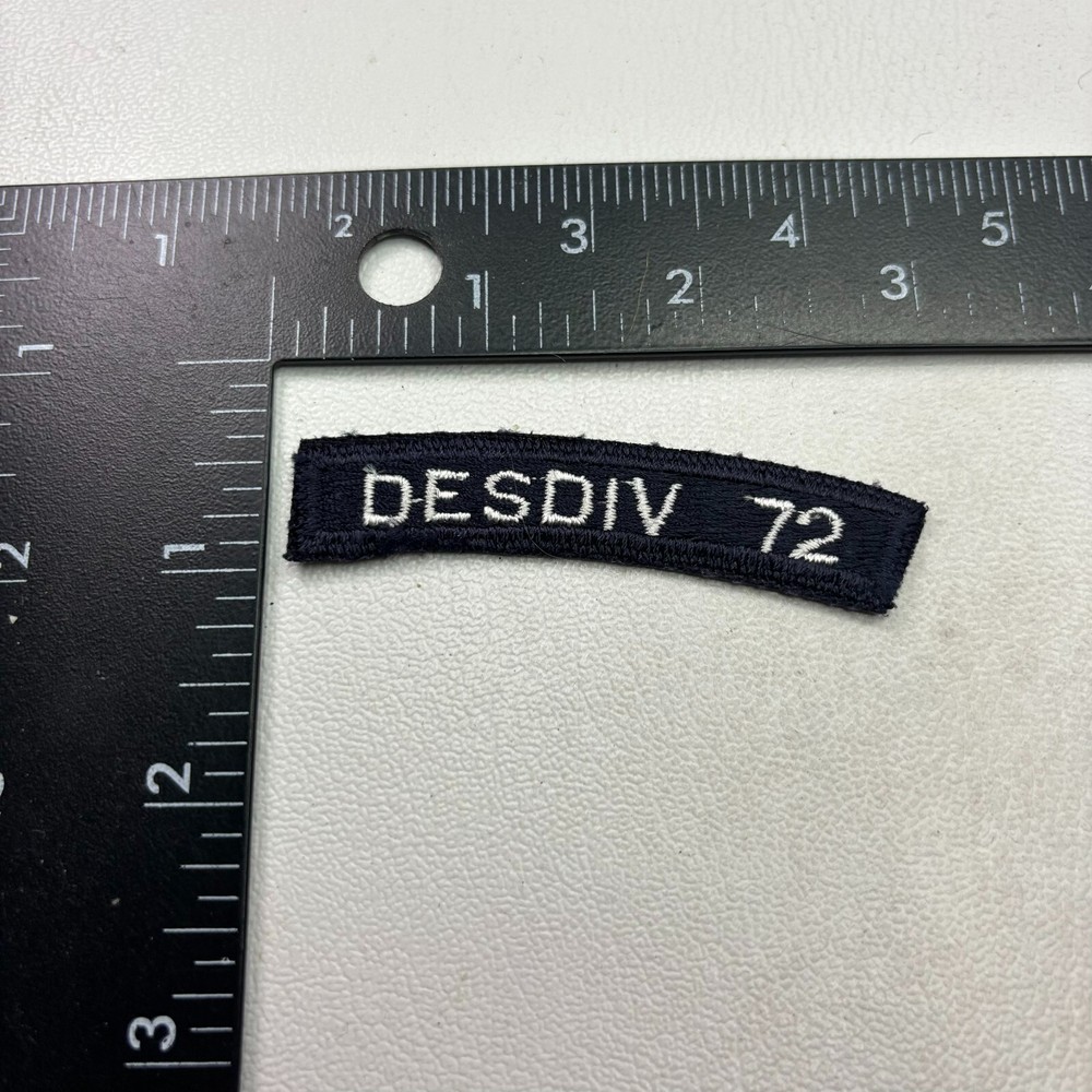 US Navy DESDIV 72 Tab Patch (Rocker, UIM) 19MQ