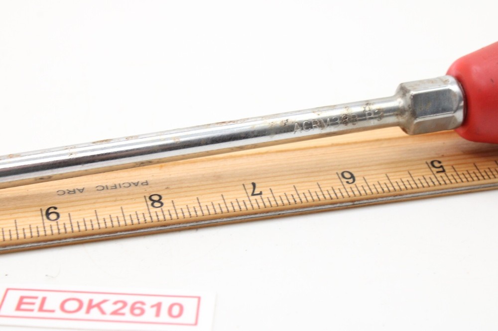 MAC Tools ACRM38B #3 Philips Screwdriver Red Black Soft Grip USA