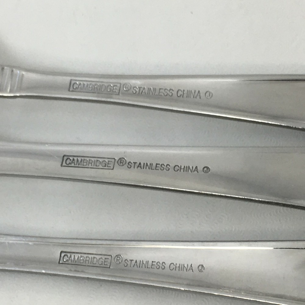 3 Cambridge CODIE Flatware Silverware Serving Spoon & Fork, Sugar Spoon