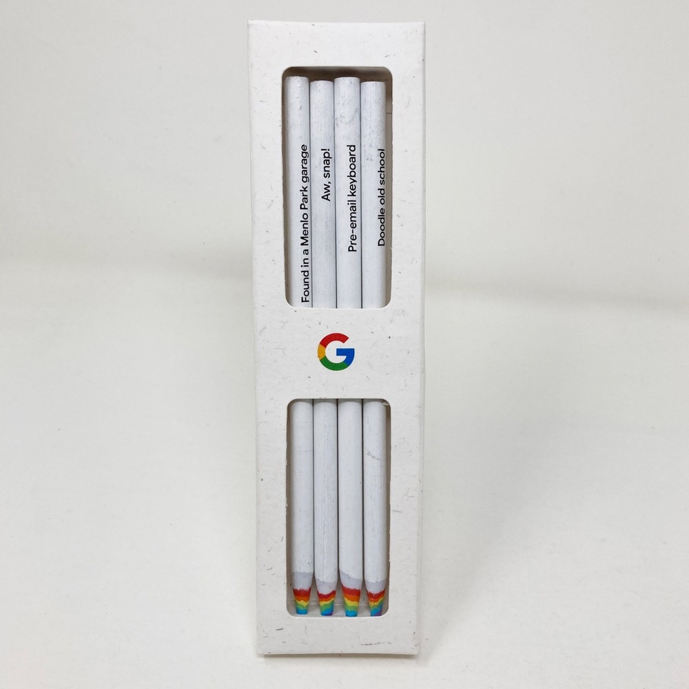 Google Promo Rainbow Pencils - Tech Silicon Valley Menlo Park