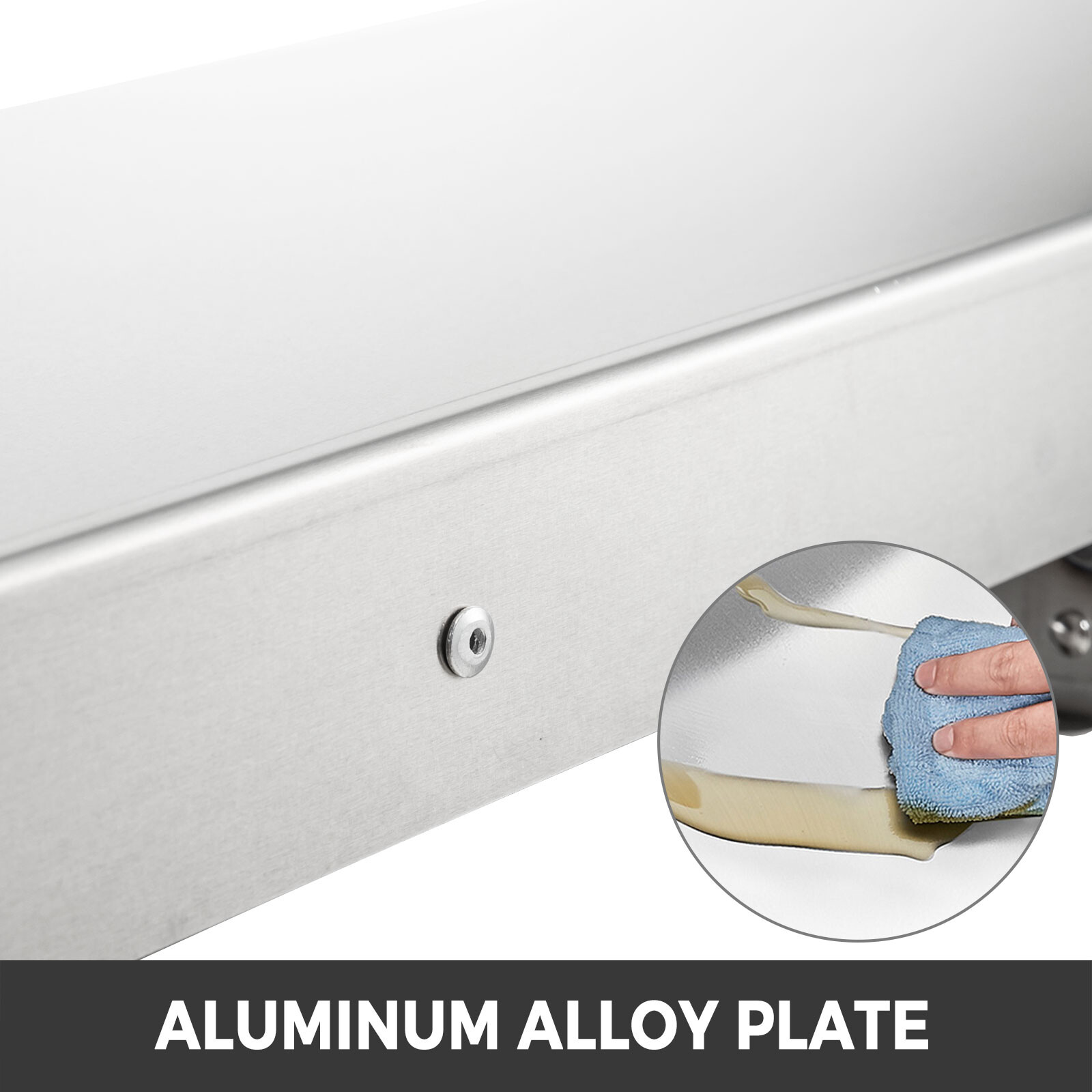 4, 6, 8FT Shelf for Concession Window Food Truck Accessories Business Stainless