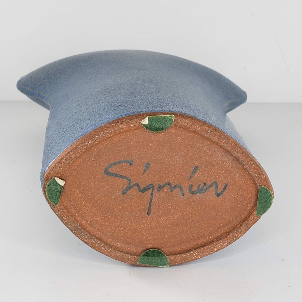 Sigmier Vase Pottery Native American Style MCM Signed