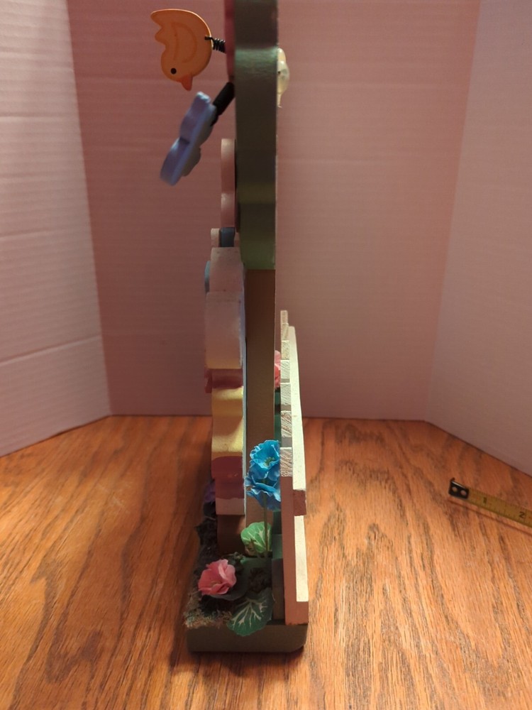 Wood Easter Bunny Easter Decoration Shelf Sitter