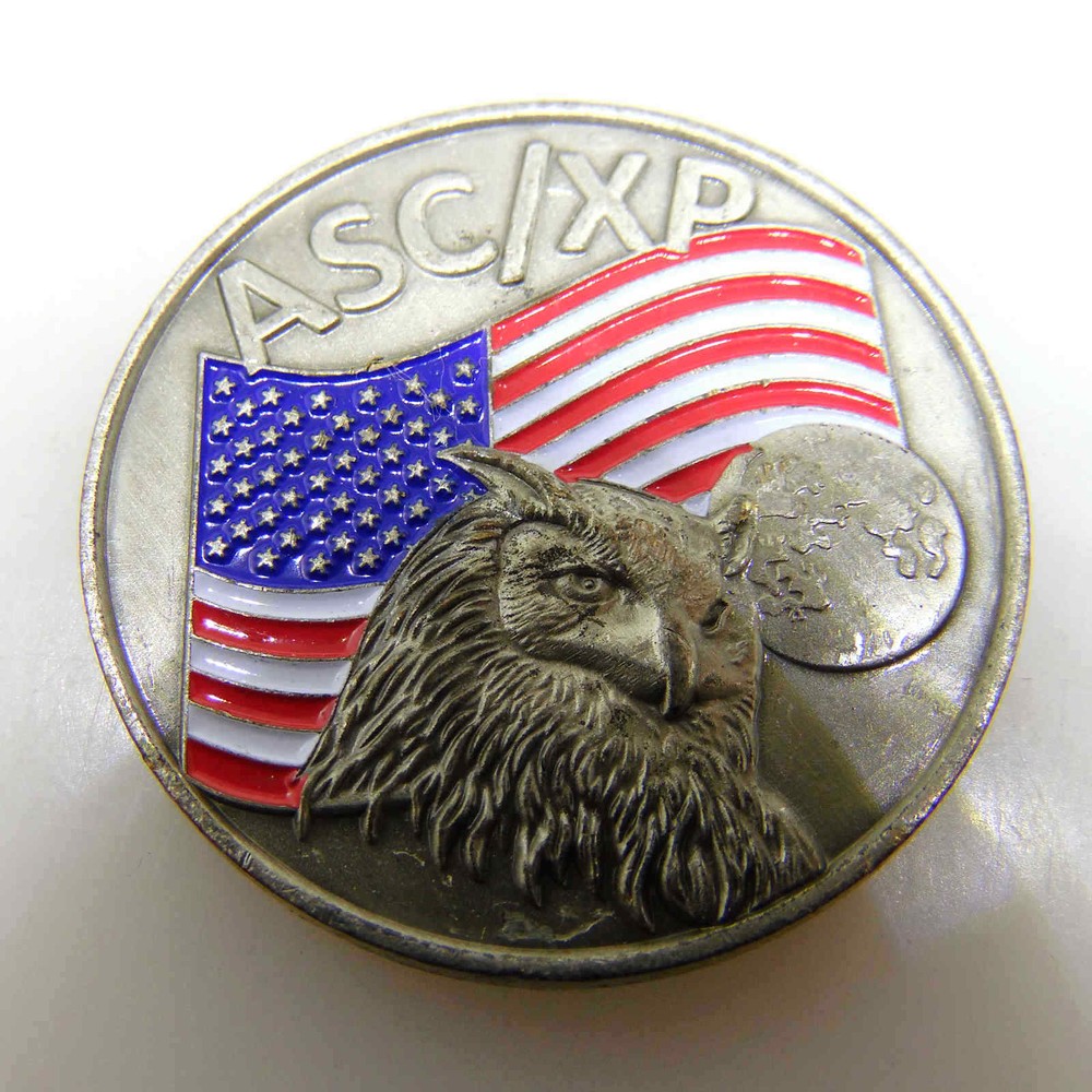 AERONAUTICAL SYSTEMS CENTER ASC XP CHALLENGE COIN