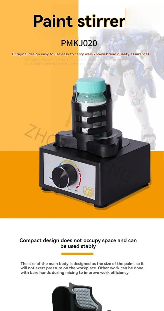 Mini Benchtop Mixing Machine Paint Stirrer DIY Hobby Model Making Tool 220V