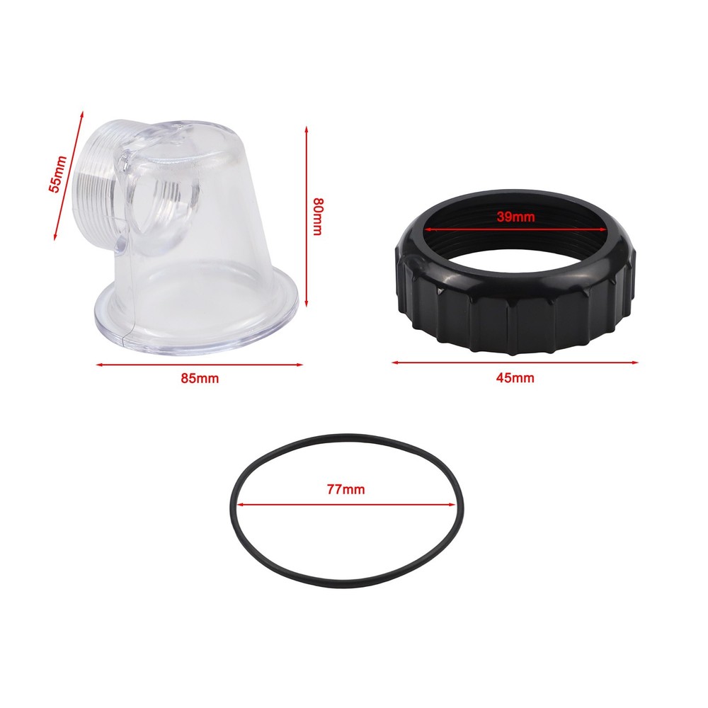 User Friendly Transparent PreFilter Lid Assembly for SPS Circulation Pumps
