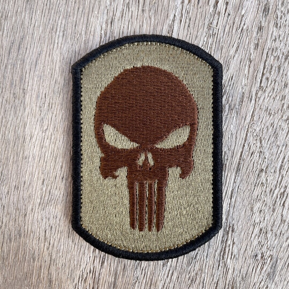 Punisher Morale Patch-Tactical Patch 3X2 Hook and Loop Made in USA