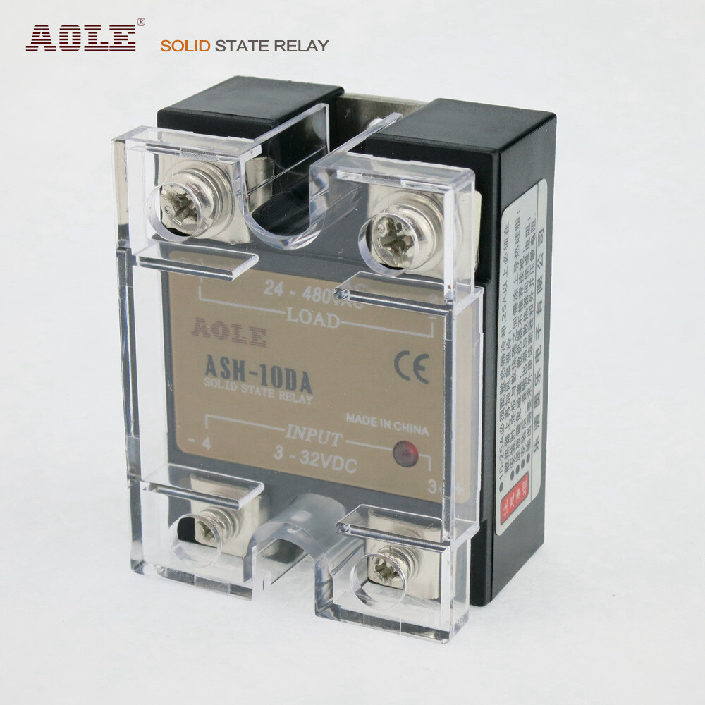 AOLE10A single phase AC solid state relay ASH-10DA DC-AC