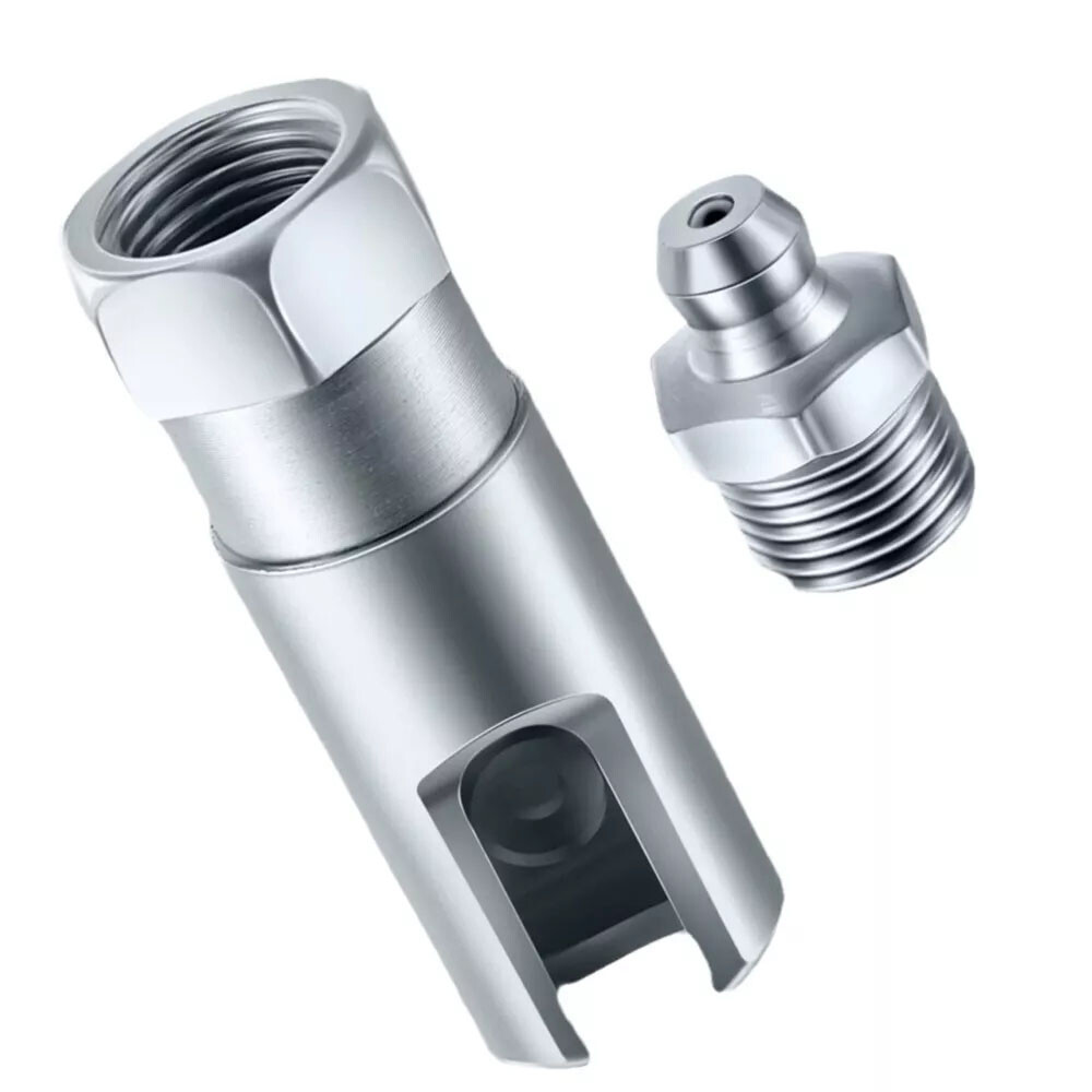 1/2PACK Right-Angle 90-Degree Push-on Grease Coupler With 1/8 Inch NPT Threads