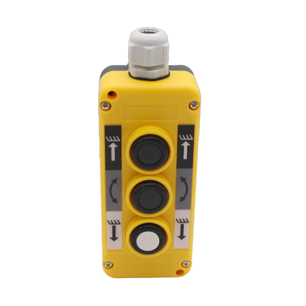 Crane Trailer Hoist Push Button Switch, 3 Button Industrial Remote Control c2