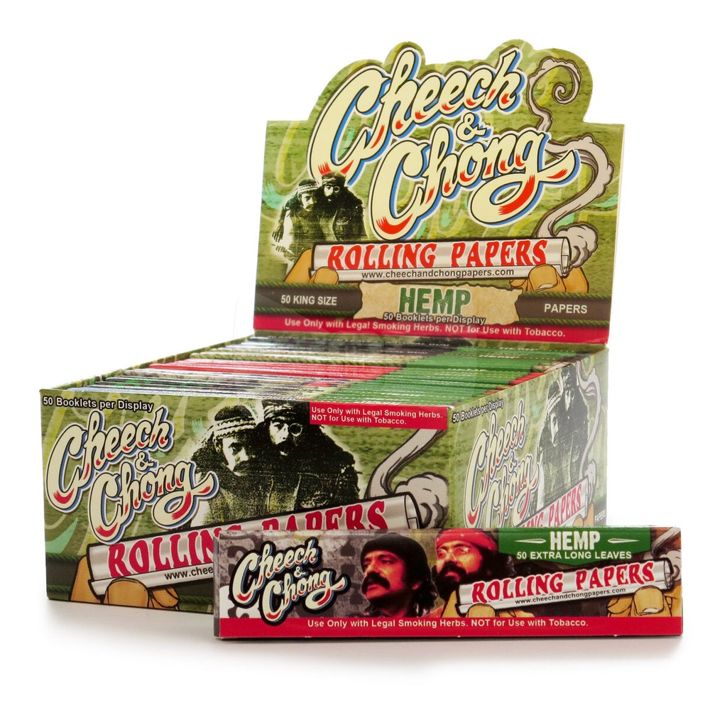 Cheech & And Chong Hemp King Rolling Papers 12 packs