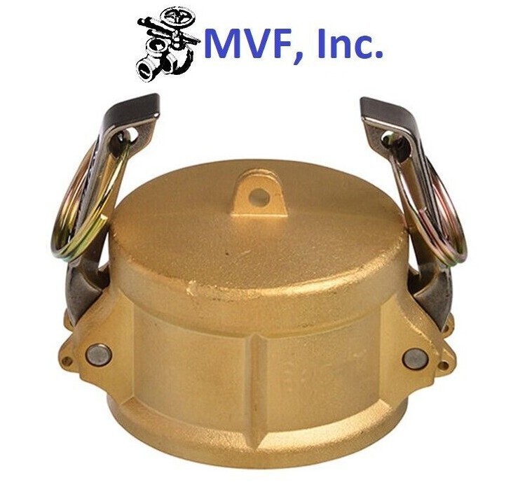 3" Type DC; Dust Cap Coupler Brass Hose Fitting Camlock DC300IBR