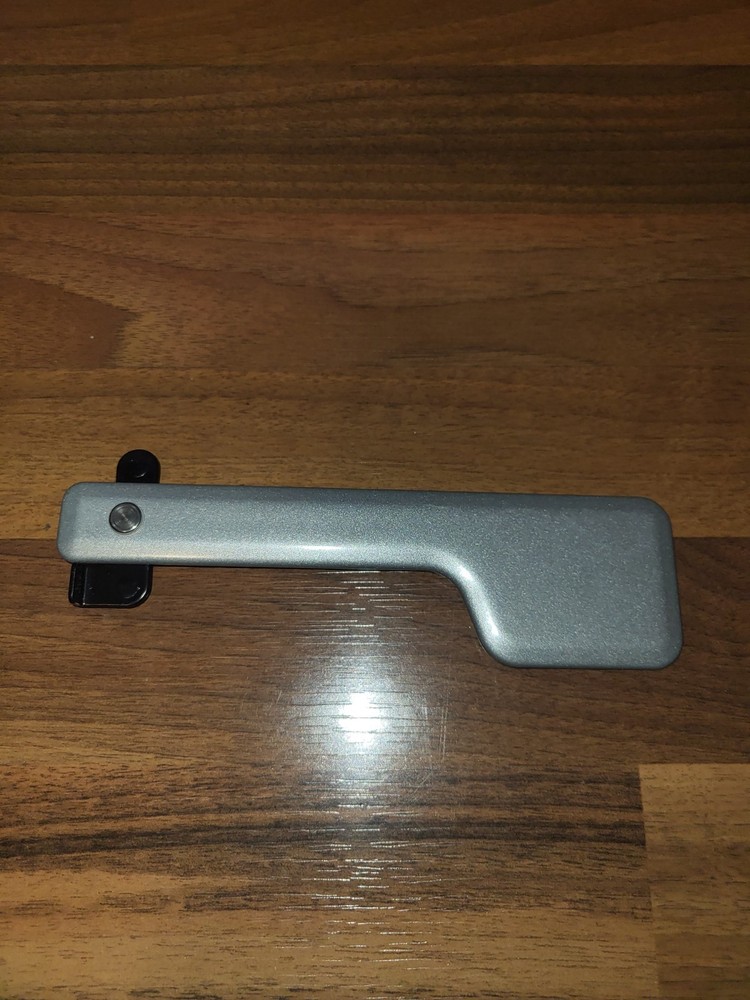 New Durable Gray Silver Steel Flag Replacement For Missing Or Broken Mailbox