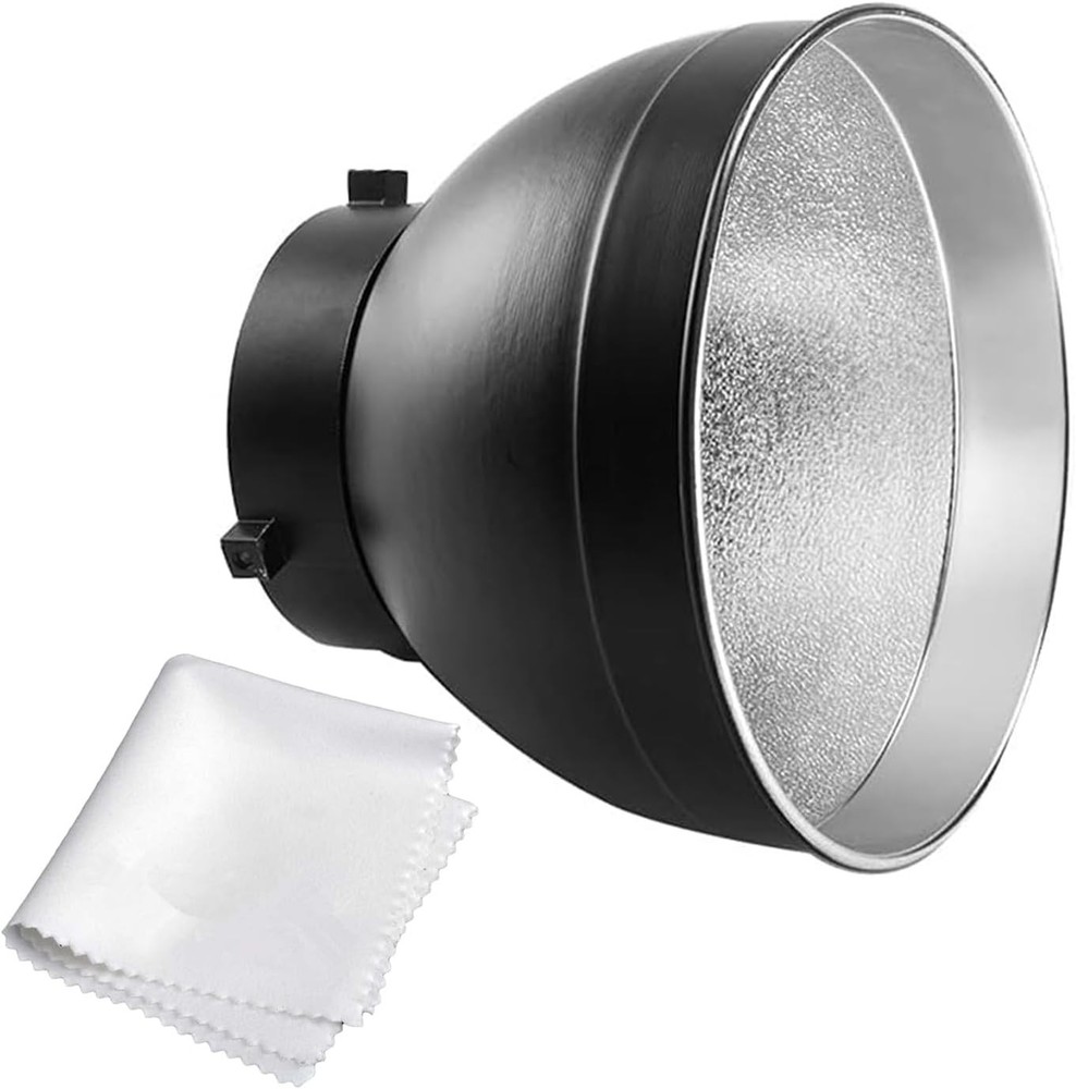 7'' Bowens Mount Reflector with Silver Interior for Perfect Light Control