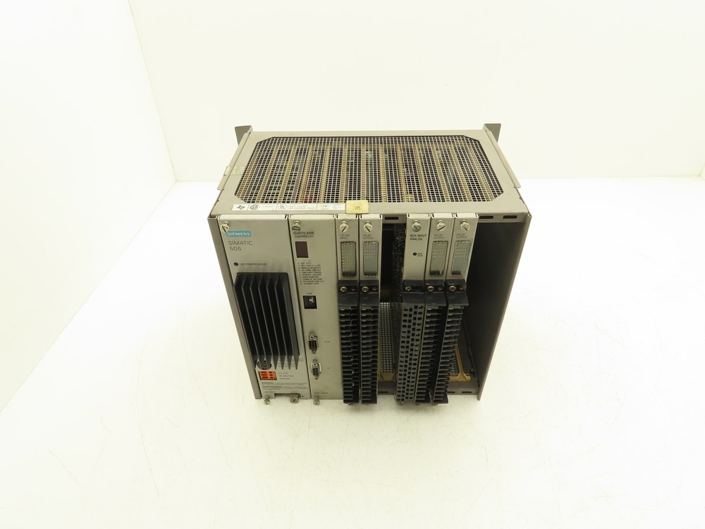 Siemens 505 PLC Chassis Rack PSU Base Controller I/O Modules