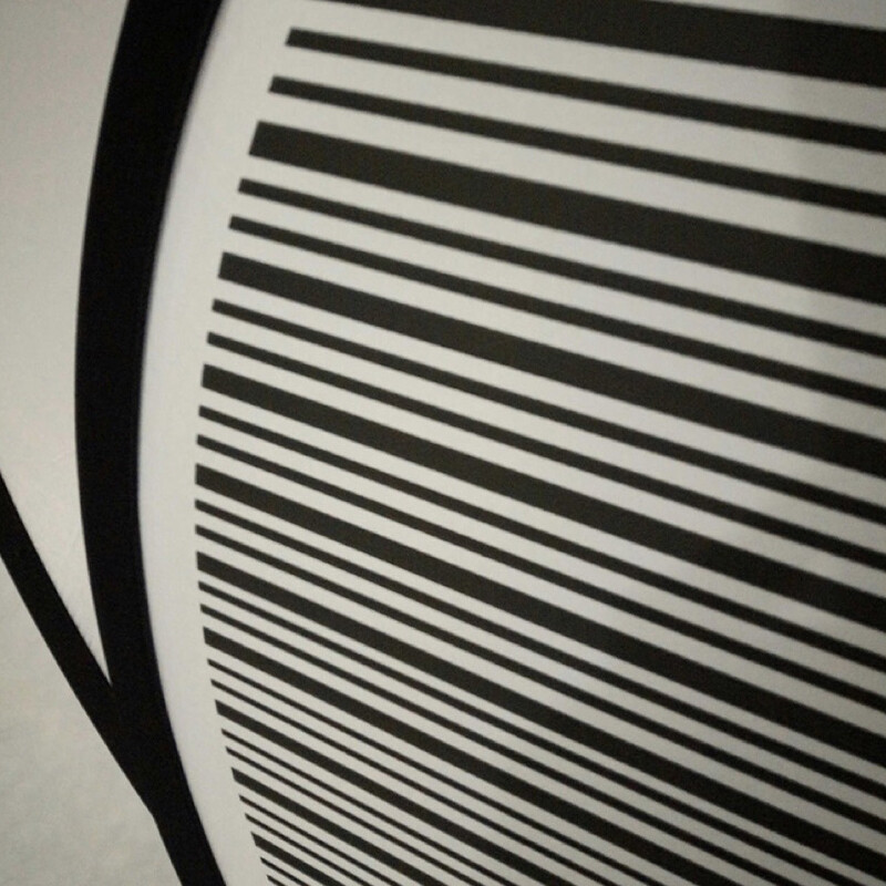 80cm Circular Striped Reflector Board Foldable Lined Light Dent Pan Check Tool