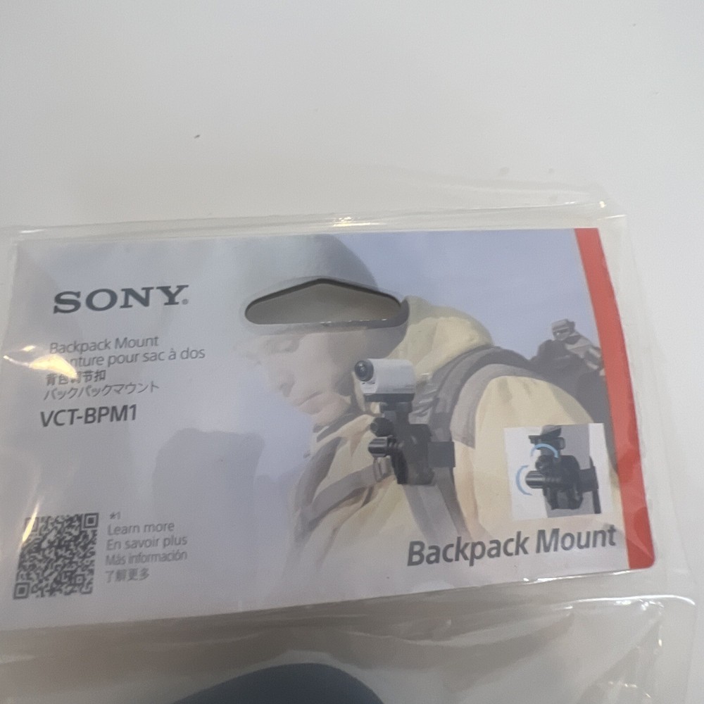 SONY VCT-BPM1 Backpack Mount New In Package, For Camera