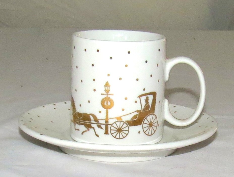 Studio Nova Golden Journey Coffee Cup & Saucer