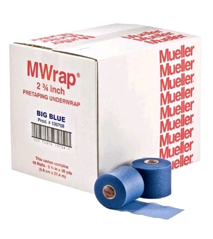 Mueller Big Blue MWrap Underwrap (Case-48 rolls)