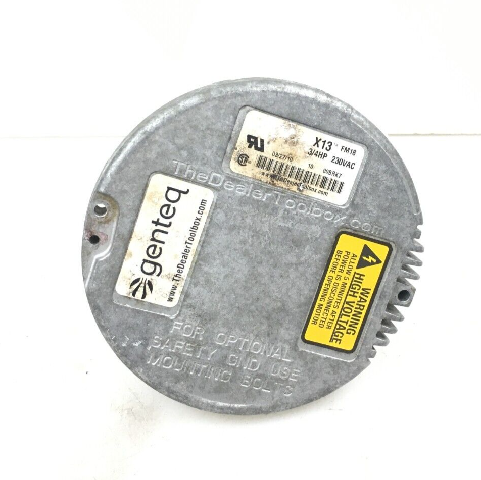Genteq X13 ECM Motors FM18 230VAC 3/4HP CCW LE rotation Module Only used #Z721