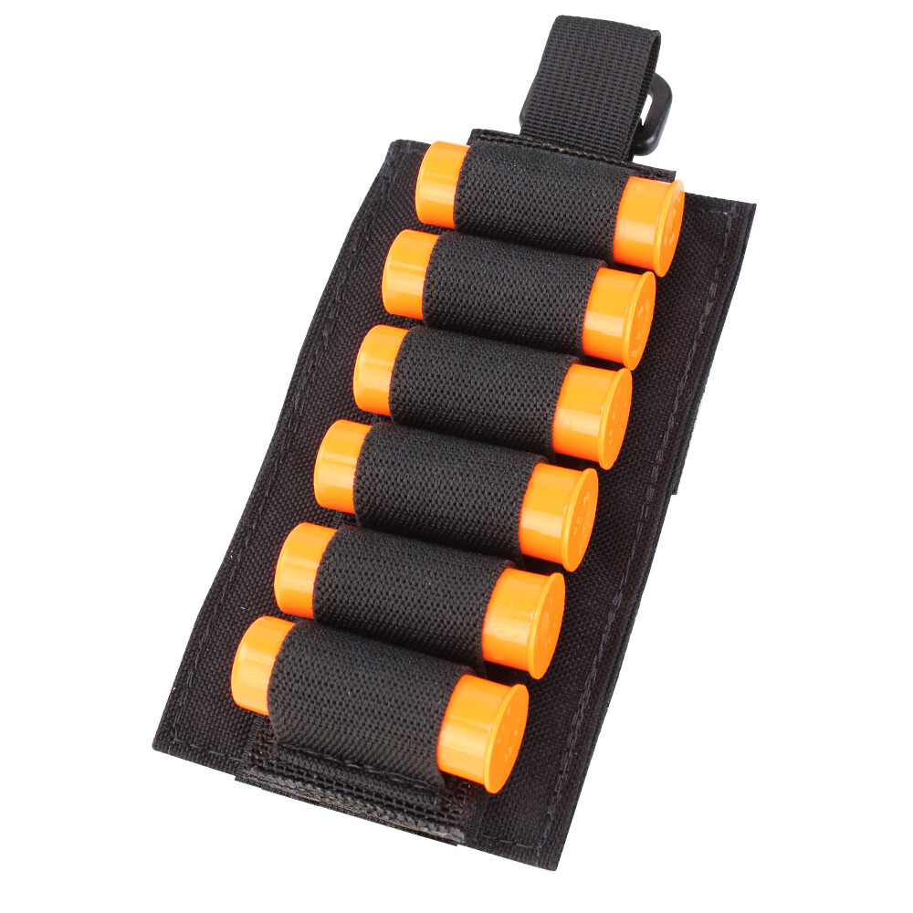 Tactical  Reload Platform 6 Round Shell Holder USA - BLACK