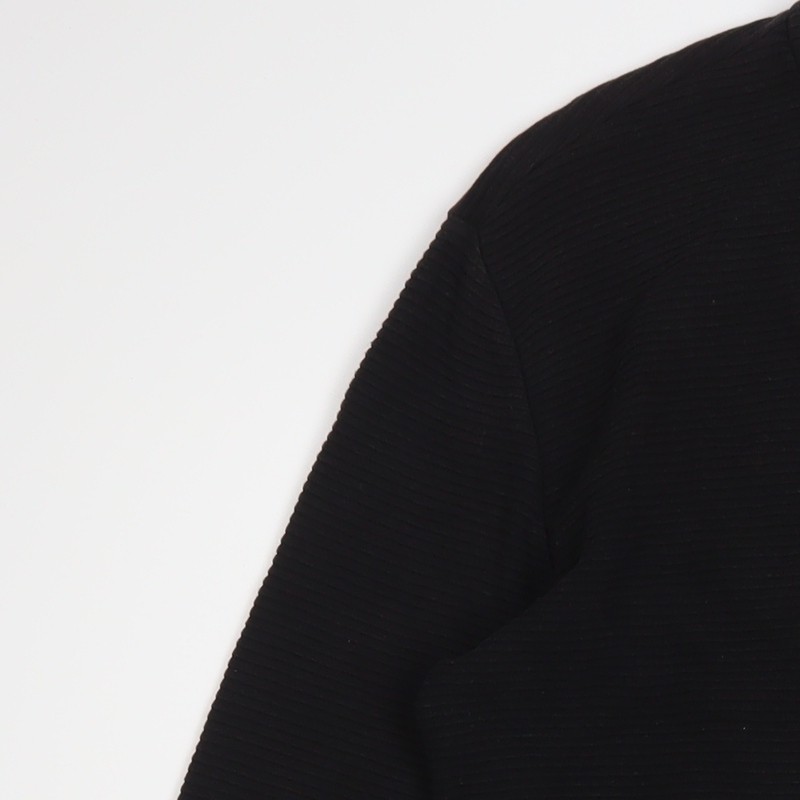 Next Men's Black Medium Basic Jacket 100% Cotton Zip Up Casual Bomber