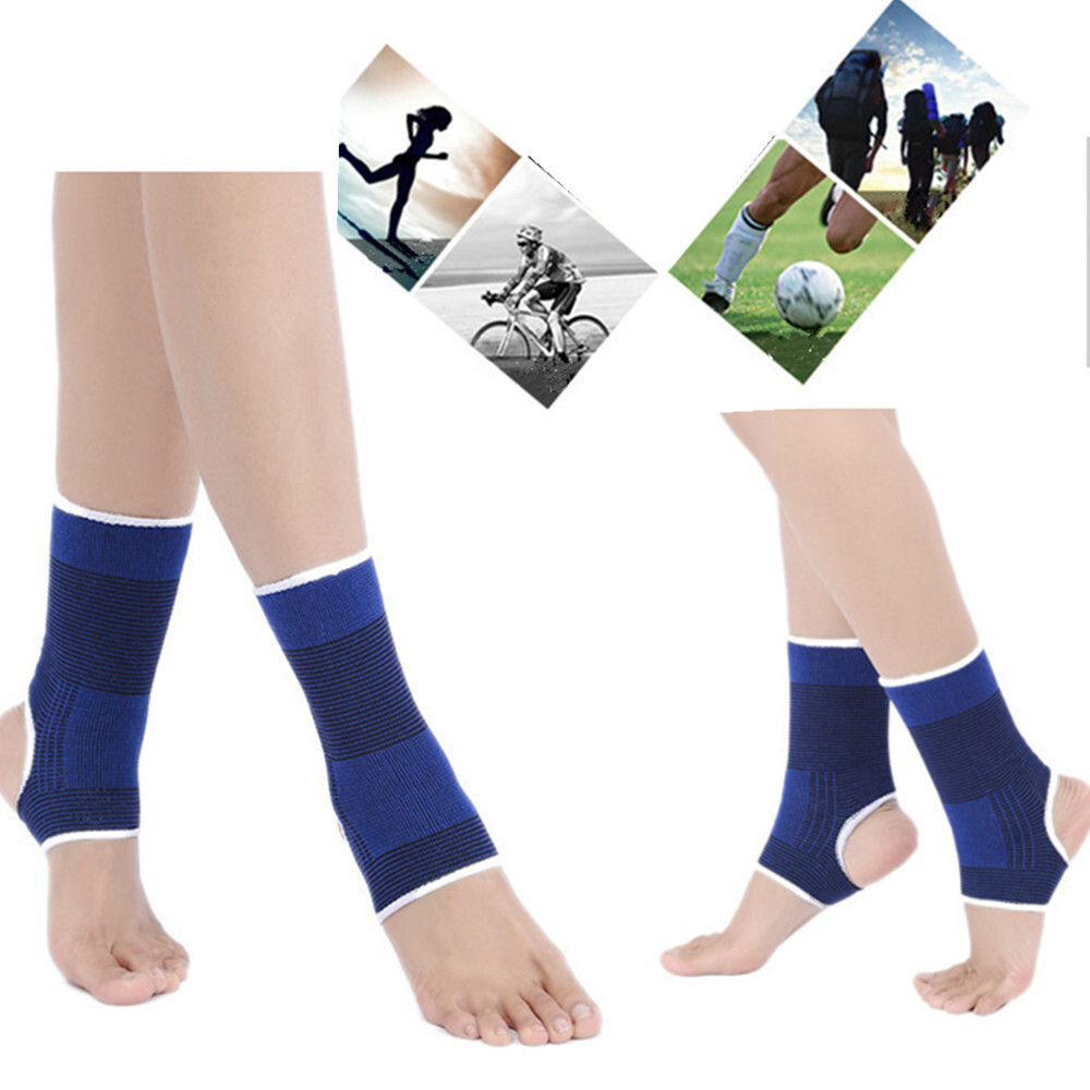 2Pcs Ankle Support Brace Compression Adjustable Stabilizer Foot Protector Strap