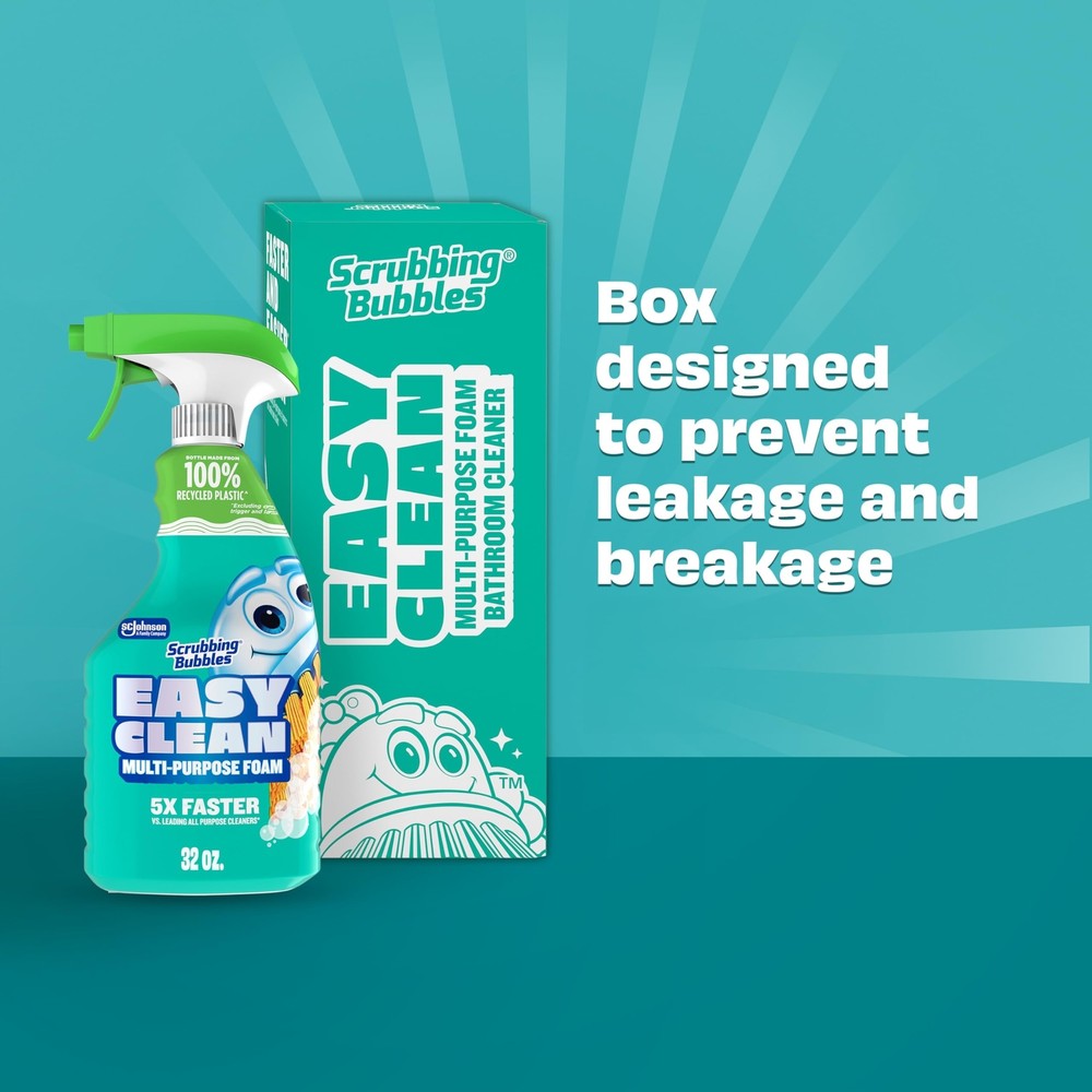 Scrubbing Bubbles Easy Clean Foaming Multipurpose Bathroom Cleaner Spray, Bot...