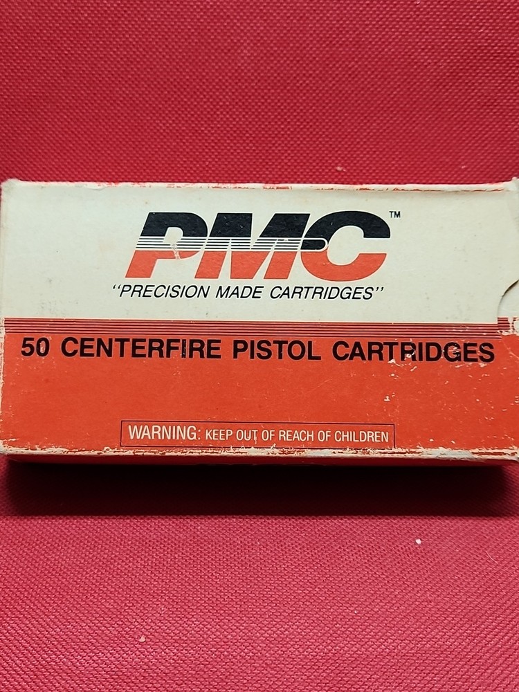 Vintage Original PMC .380 Auto / Automatic EMPTY Ammo Box With Styrofoam Insert!