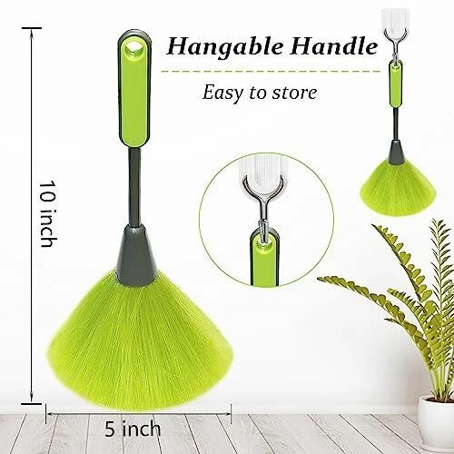 4 Pack 10" Small Microfiber Duster, Delicate Fluffy Microfiber Feather Duster,