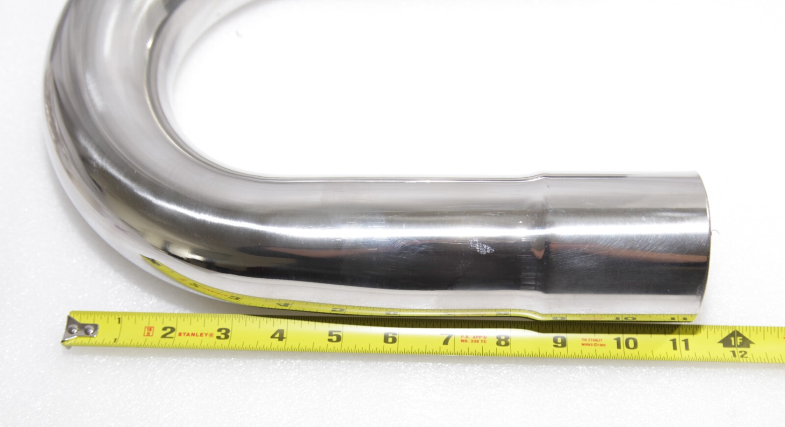 8PCS 2.5" OD Stainless Steel Straight Bend DIY Custom Mandrel Exhaust Pipe Kit